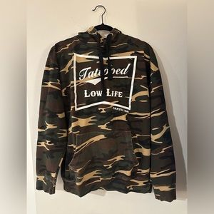 Cartel Ink | Men’s Large Camo Hoodie | Tattooed Low Life